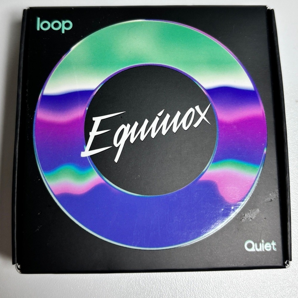 Loop Unisex Silicone Quiet Equinox Earplugs Midnight Sapphire OS New Sealed